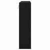 vidaXL Dulap de Expunere Stejar Negru 100 x 15 x 58 cm Lemn compozit