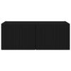 vidaXL Dulap TV de perete Negru 78,5 x 31 x 29,5 cm Lemn compozit
