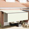 vidaXL Cortina Retractabilă Crem 350 x 200 cm Poliester și Aluminiu