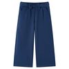 Pantaloni pentru copii cu picioare largi, bleumarin, 92