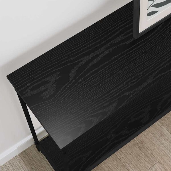 vidaXL Masă de consolă Stejar negru 101 x 30.5 x 75 cm Lemn compozit