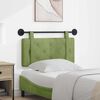 vidaXL Cap de pat suspendat Verde deschis 100 x 55 x 5 cm Catifea