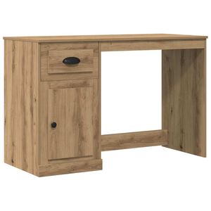 vidaXL Birou Stejar Artizanal 50 x 115 x 75 cm Lemn prelucrat