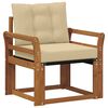 vidaXL Set de canapele de exterior Lemn solid de Acacia și Textilene