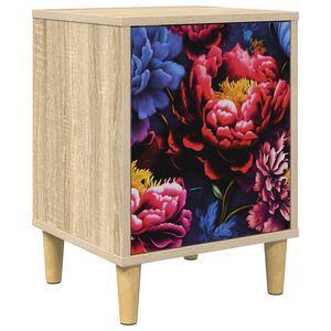 vidaXL Dulap de noapte KIEL Stejar Sonoma 36 x 33 x 50 cm
