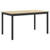 vidaXL Mese de sufragerie 140 x 80 x 75 cm Lemn prelucrat