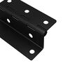 vidaXL Hinge 2 pcs Negru 38 x 17 x 60 mm Fier