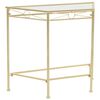 vidaXL Masă laterală stil vintage, auriu, 87 x 34 x 73 cm, metal