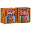 vidaXL Dulap de noapte 2 buc. Maro 35 x 30 x 40 cm
