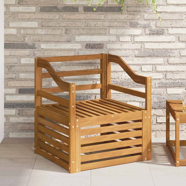 vidaXL Set de canapele de exterior natural 67 x 63 x 73 cm