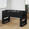 vidaXL Masă de Foosball Stejar Negru 146,5 x 74 x 85 cm Lemn compozit