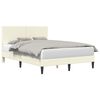 vidaXL Cadru de pat Crem 120 x 190 cm Țesătură din corduroy