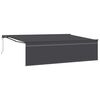 vidaXL Copertină retractabilă Antracit 500 &times; 300 cm