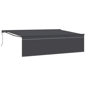 vidaXL Copertină retractabilă Antracit 500 &times; 300 cm