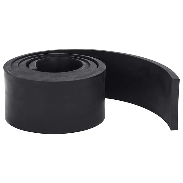 vidaXL Margine de cauciuc pentru plug de zăpadă negru 200x8x1 cm