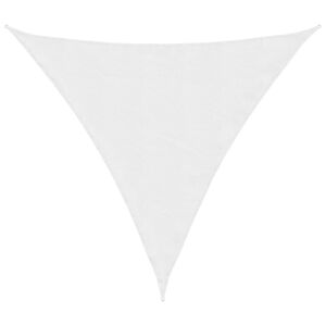 vidaXL Parasolar, alb, 3x3x3 m, țesătură oxford, triunghiular