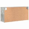 vidaXL Dulap pentru pantofi Gri beton 103 x 30 x 51 cm Lemn compozit