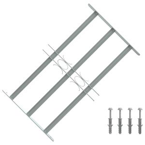 Grilaj de siguranță pentru ferestre cu 3 bare transversale 500-650 mm