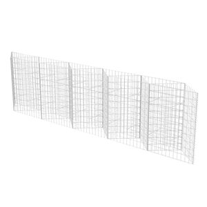 vidaXL Coș gabion, 300 x 30 x 100 cm, oțel galvanizat