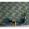 DUTCH WALLCOVERINGS Tapet &bdquo;Tropical&rdquo;, albastru &icirc;nchis și auriu