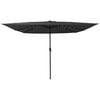 vidaXL Parasol de Grădină Antracit și negru 295 x 295 x 245 cm