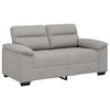 vidaXL Canapea cu 2 locuri, gri nor, 160x81x84 cm, material textil