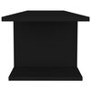 vidaXL Dulap TV montat pe perete, negru, 103x30x26,5 cm