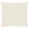 vidaXL P&acirc;nză parasolar, crem, 2,5x2,5 m, țesătură oxford, pătrat