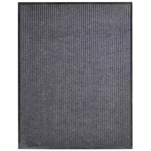 vidaXL Covoraș de ușă, gri, 117x220 cm, PVC