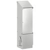 vidaXL Feeder pentru pui Argintiu 13 x 12 x 51 cm Oțel Galvanizat