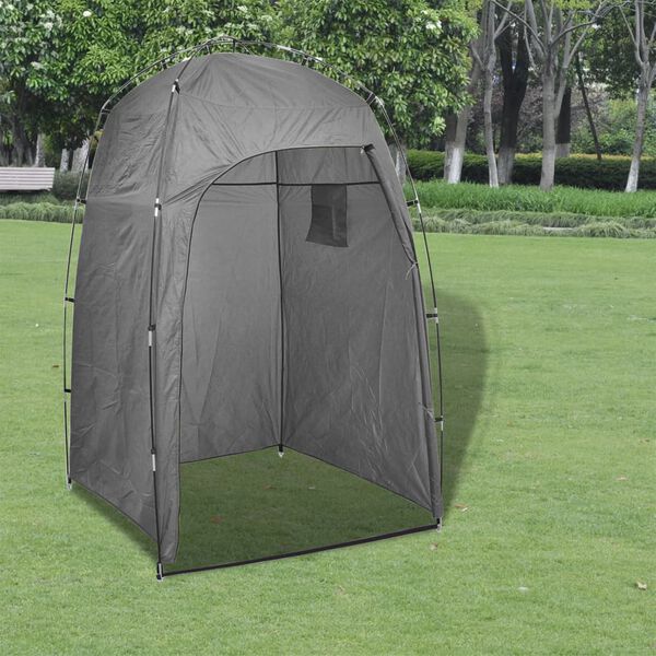 vidaXL Toaletă portabilă de camping cu cort, 10+10 L