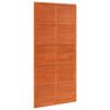 vidaXL Ușă hambar Maro ceruit 100 x 208 cm Lemn masiv de pin