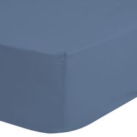 Good Morning Cearceaf elastic din jerseu 70x140/150 cm albastru gheață