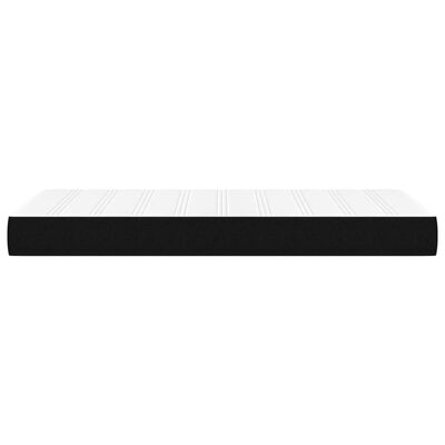 vidaXL Saltea de pat cu arcuri, negru, 80x200x20 cm, textil