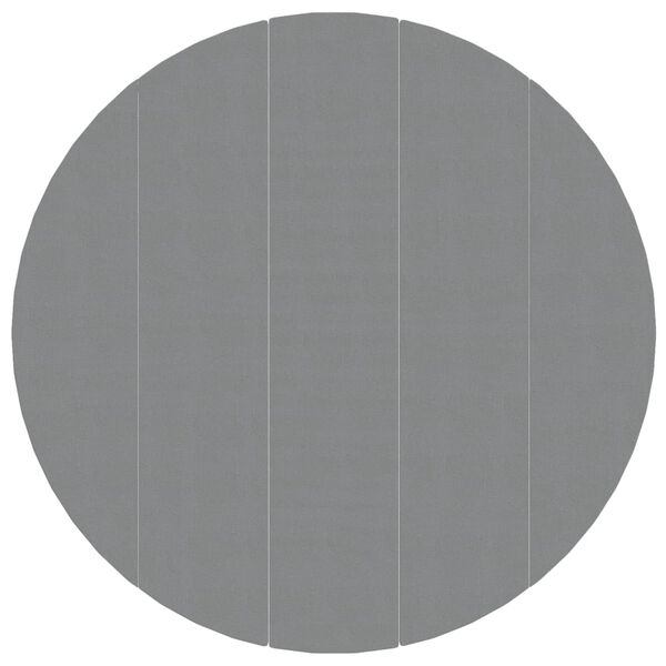 vidaXL Acoperire geotextil piscină, gri deschis, Ø550 cm, poliester