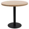 vidaXL Masă de bistro, maro deschis, 80 cm, MDF
