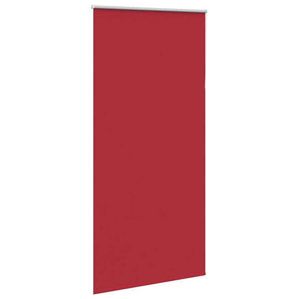 vidaXL Jaluzea cu role opace Roșu 100x210 cm lățime țesătură 95,7 cm