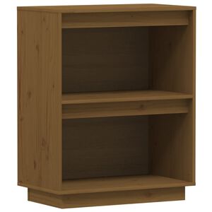 vidaXL Dulap consolă, maro miere, 60x34x75 cm, lemn masiv de pin