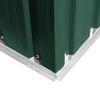 vidaXL Magazie metalică de grădină, 204 x 132 x 186 cm, verde