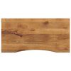 vidaXL Blat birou cu decupaj curbat 120x50x2,5cm lemn masiv mango brut