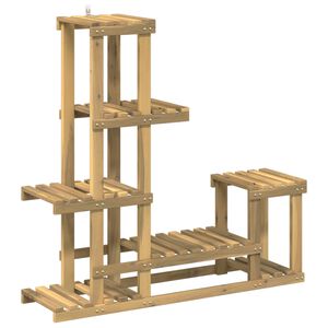 vidaXL Suport pentru plante Alb 93,5 x 25 x 91,5 cm