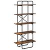 vidaXL Raft pentru cărți 5 niveluri 80 x 35 x 175,5 cm PB