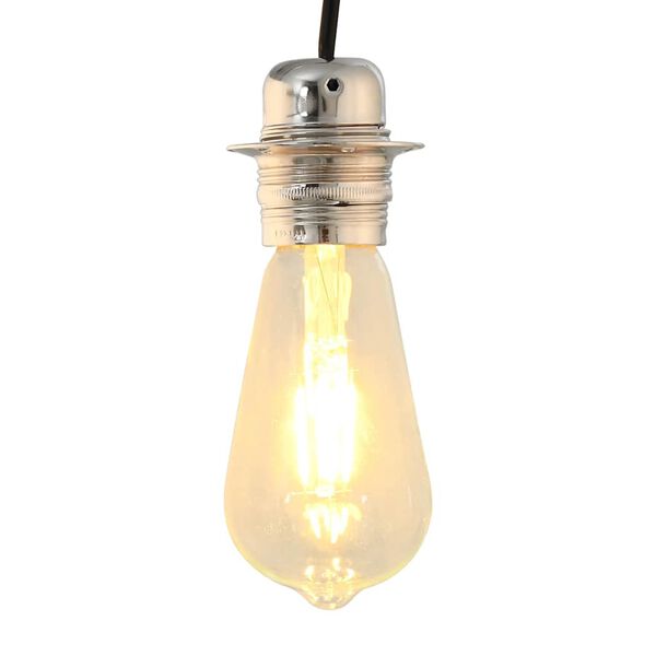 vidaXL Suporturi de lampă 2 buc Nichel satinat E27