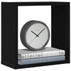 vidaXL Rafturi de perete cub 2 buc. stejar negru, 30x15x30 cm lemn