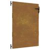 vidaXL Poartă de grădină 85x125 cm, oțel Corten