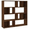 vidaXL Bibliotecă/Separator de cameră, stejar maro, 105x24x102 cm