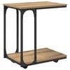 vidaXL Masă laterală Stejar Artizanal 50 x 35 x 55.5 cm Lemn compozit
