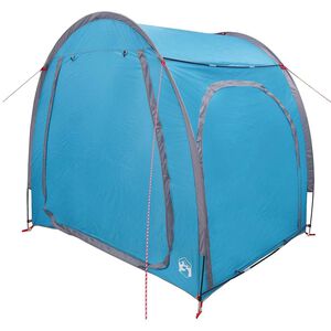 vidaXL Cort pentru depozitare biciclete albastru 210 x 156 x 180 cm