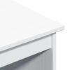 vidaXL Birou Alb 112 x 50 x 75 cm Lemn de pin masiv