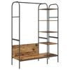 vidaXL Suport pentru H&acirc;rtie Stejar maro 120 x 44 x 160 cm